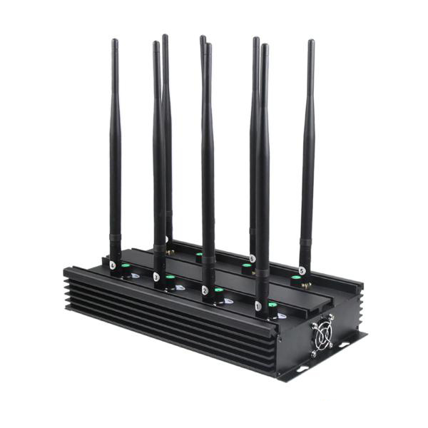 Ultimate Eight Band Wireless Signal Jammer Terminator for Mobile Phone, WiFi Bluetooth, UHF, VHF, GPS, LoJack