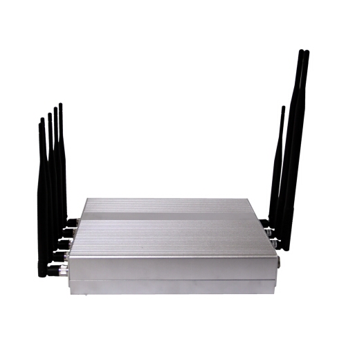 High Power Eight Antenna Cell Phone & GPS & Wifi & VHF/UHF Jammer